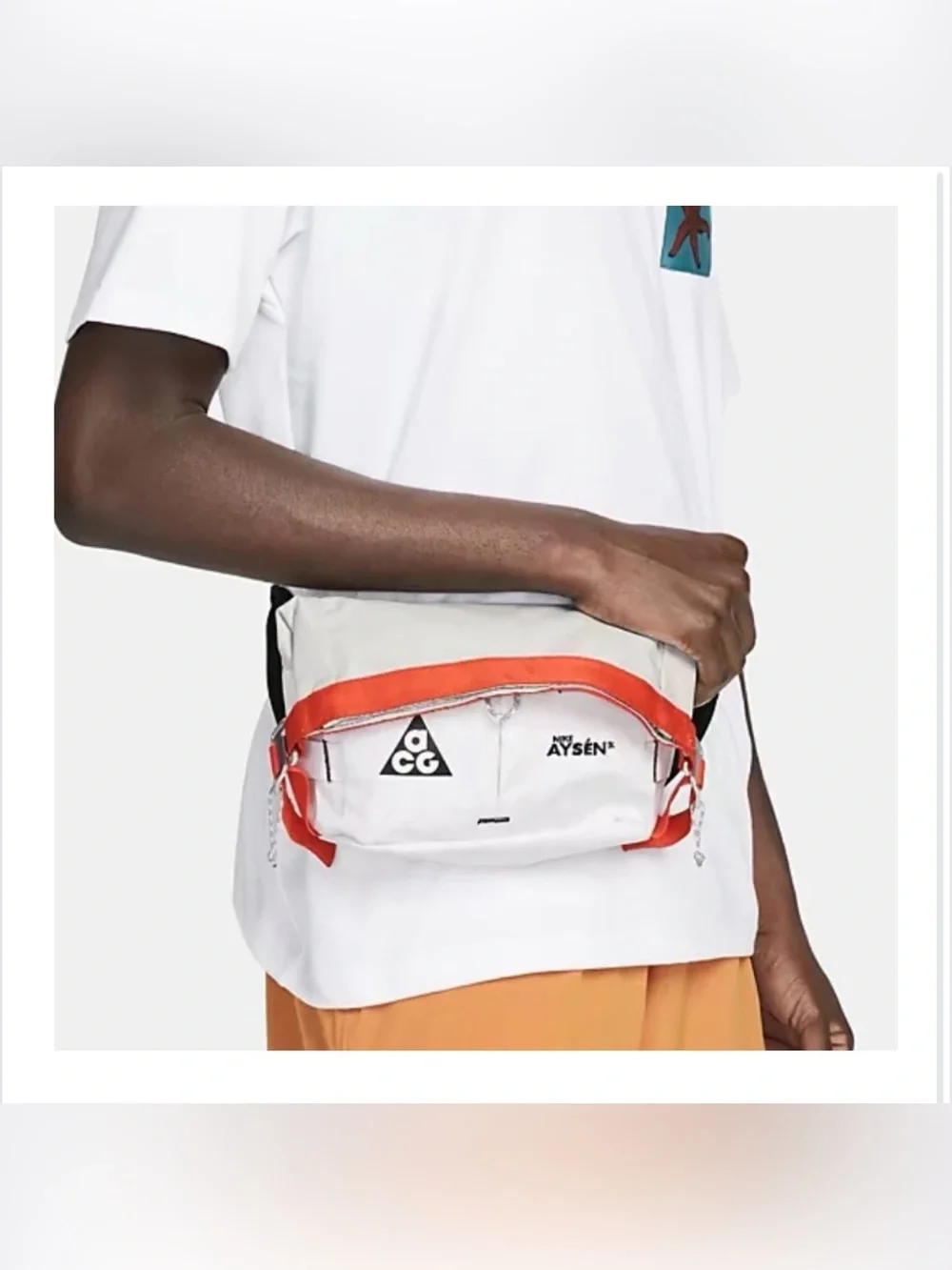 Nike - ACG Aysn Waistpack (3L) 'White'.